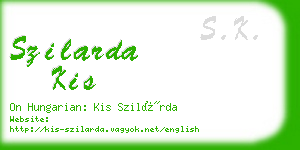 szilarda kis business card